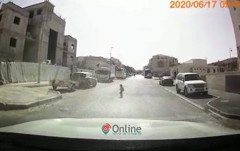 הפעוט בכביש מתוך הסרטון