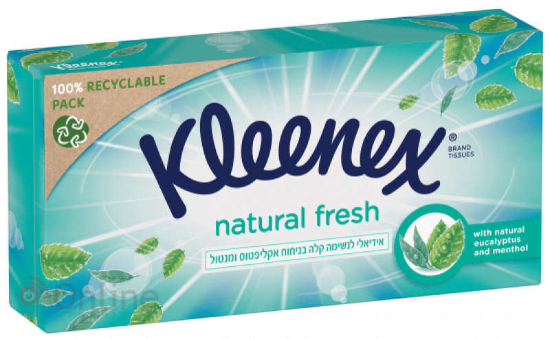 kleenex natural fresh - צילום יחצ קלינקס